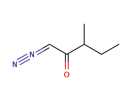Molecular Structure of 80524-86-3 (2-Pentanone, 1-diazo-3-methyl-)