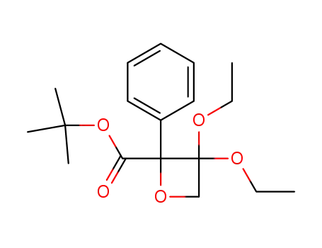tert-Butyl-3,3-diethoxy-2-phenyl-2-oxetancarboxylat