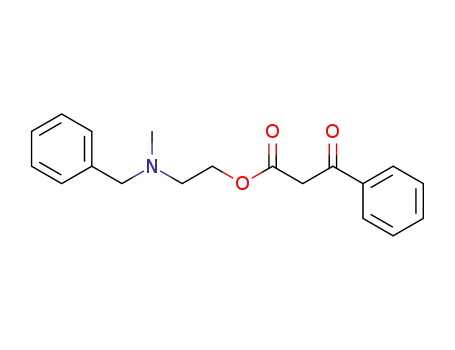 Molecular Structure of 129108-61-8 (2-(Benzylmethylamino)ethyl benzoylacetate)