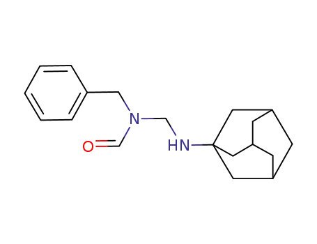 Molecular Structure of 85517-80-2 (N-Benzyl-N(adamantylamino-methyl)-formamid)