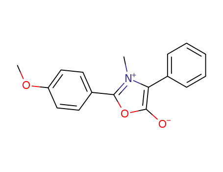 2-(4-methoxy-phenyl)-3-methyl-5-oxo-4-phenyl-4,5-dihydro-oxazolium betaine
