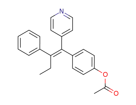 Z-1-(4-Acetoxyphenyl)-1-(4-pyridyl)-2-phenyl-but-1-en