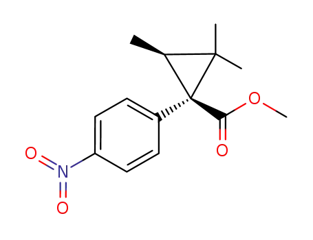 syn-1,1,2-trimethyl-3-(methoxycarbonyl)-3-(4-nitrophenyl)cyclopropane