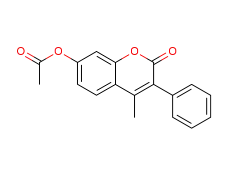 7-acetoxy-4-methyl-3-phenyl-2H-1-benzopyran-2-one