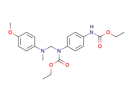 [4-(Ethoxycarbonyl-{[(4-methoxy-phenyl)-methyl-amino]-methyl}-amino)-phenyl]-carbamic acid ethyl ester