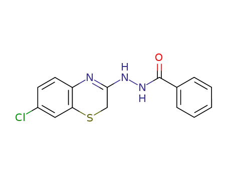 Molecular Structure of 78959-17-8 (Benzoic acid,2-(7-chloro-2H-1,4-benzothiazin-3-yl)hydrazide)