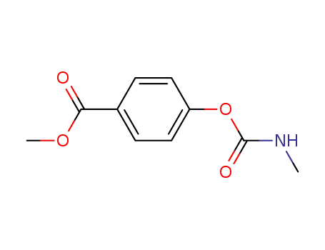 Molecular Structure of 21998-12-9 (methyl 4-[(methylcarbamoyl)oxy]benzoate)