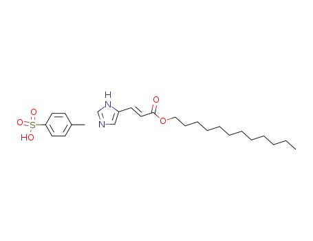 (E)-3-(3H-Imidazol-4-yl)-acrylic acid dodecyl ester; compound with toluene-4-sulfonic acid