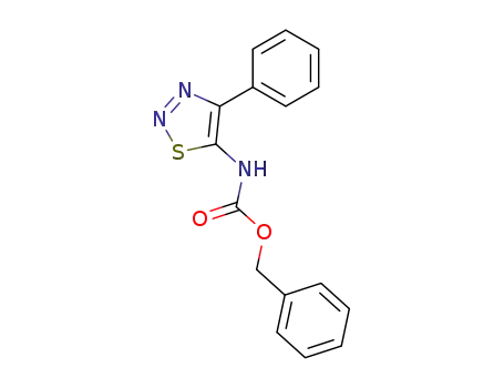 (4-phenyl-[1,2,3]thiadiazol-5-yl)-carbamic acid benzyl ester
