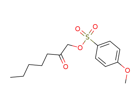 4-Methoxy-benzenesulfonic acid 2-oxo-heptyl ester