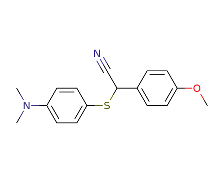 (4-Dimethylamino-phenylsulfanyl)-(4-methoxy-phenyl)-acetonitrile
