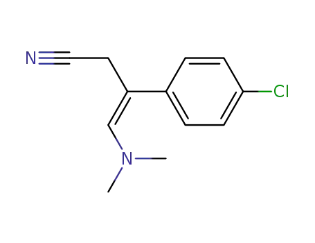 (Z)-3-(4-Chloro-phenyl)-4-dimethylamino-but-3-enenitrile