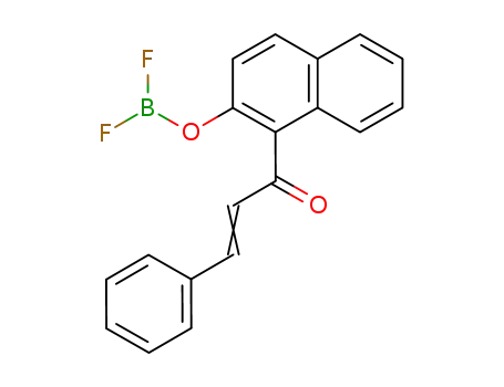 Molecular Structure of 60983-66-6 (2-Propen-1-one, 1-[2-[(difluoroboryl)oxy]-1-naphthalenyl]-3-phenyl-)