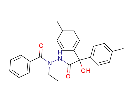 Benzoic acid N-ethyl-N'-(2-hydroxy-2,2-di-p-tolyl-acetyl)-hydrazide
