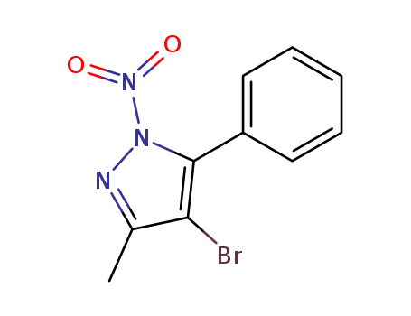 4-Bromo-3-methyl-1-nitro-5-phenyl-1H-pyrazole