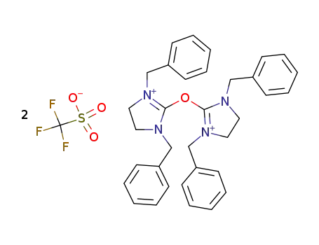 2,2'-Oxybis(1,3-dibenzyl-2-imidazolinium)-bis(trifluormethansulfonat)