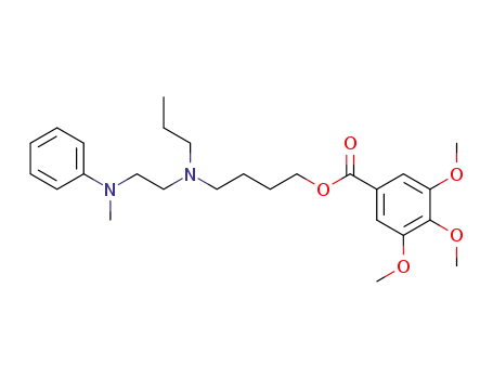 N-Methyl-N'-propyl-N'-<4-(3,4,5-trimethoxy-benzoyloxy)-butyl>-N-phenyl-aethylendiamin