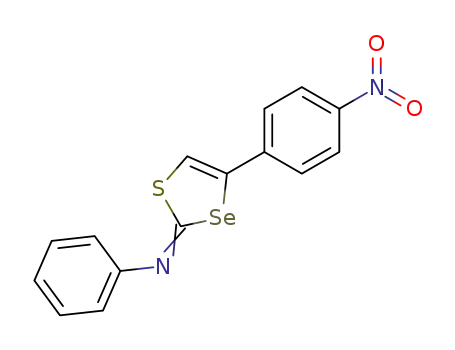 Molecular Structure of 140241-21-0 (2-phenylimino-4-p-nitrophenyl-1,3-thiaselenole)