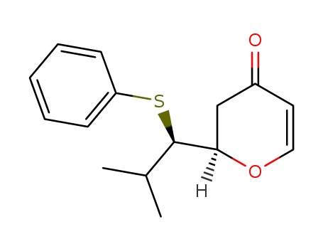 (2S<sup>*</sup>,2'S<sup>*</sup>)-2-<2-methyl-1-(phenylthio)propyl>-2,3-dihydro-4H-pyran-4-one
