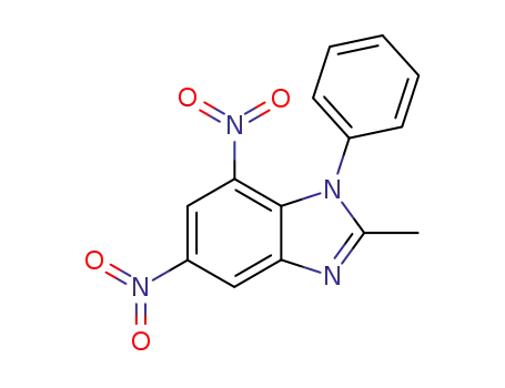 1H-Benzimidazole, 2-methyl-5,7-dinitro-1-phenyl-