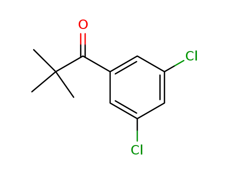 Molecular Structure of 898766-63-7 (3',5'-DICHLORO-2,2-DIMETHYLPROPIOPHENONE)