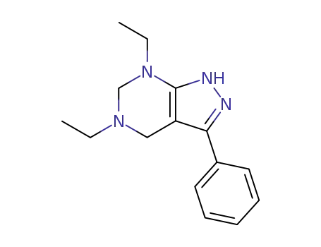 5,7-Diethyl-3-phenyl-4,5,6,7-tetrahydro-1H-pyrazolo[3,4-d]pyrimidine