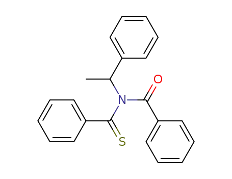 Molecular Structure of 89873-87-0 (Benzamide, N-(1-phenylethyl)-N-(phenylthioxomethyl)-)