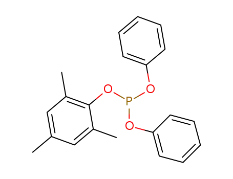 Molecular Structure of 74388-15-1 (Phosphorous acid, diphenyl 2,4,6-trimethylphenyl ester)