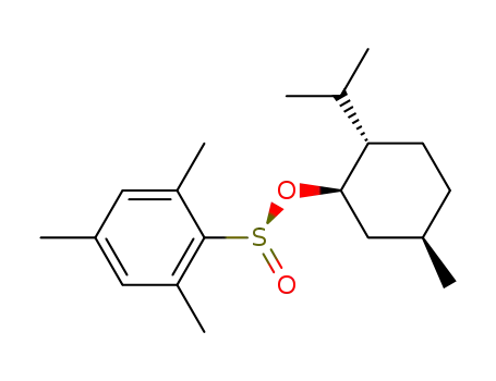 Molecular Structure of 73766-66-2 (S<sub>S</sub>-l-menthyl 2,4,6-trimethylbenzenesulfinate)