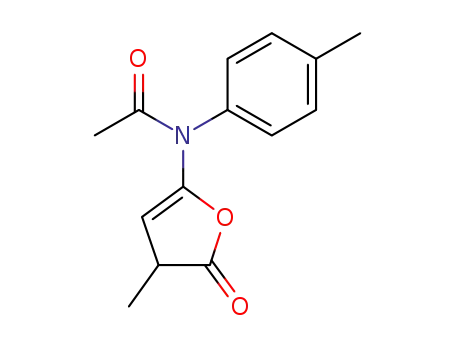 N-Acetyl-2-methyl-4-p-toluidino-3-butenolide