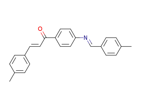 4-methyl-4'-(4-methyl-benzylidenamino)-chalcone