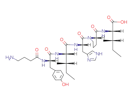 <γ-Abu3,Ile8>angiotensin II-(3-8)