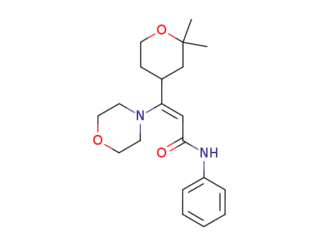 (Z)-3-(2,2-Dimethyl-tetrahydro-pyran-4-yl)-3-morpholin-4-yl-N-phenyl-acrylamide
