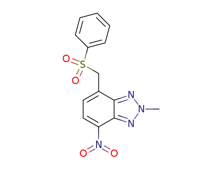 2-Methyl-4-nitro-7-(phenylsulfonylmethyl)benzotriazol