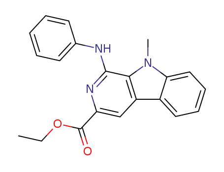 3-Ethoxycarbonyl-9-methyl-3-phenylaminopyrido<3,4-b>indole