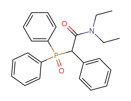 α-(diphenylphosphinyl)phenylacetic acid N,N-diethylamide