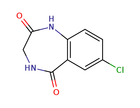 Molecular Structure of 5177-39-9 (7-CHLORO-3,4-DIHYDRO-1H-BENZO[E][1,4]DIAZEPINE-2,5-DIONE)