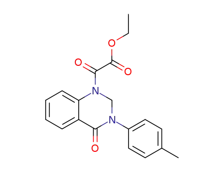 Oxo-(4-oxo-3-p-tolyl-3,4-dihydro-2H-quinazolin-1-yl)-acetic acid ethyl ester