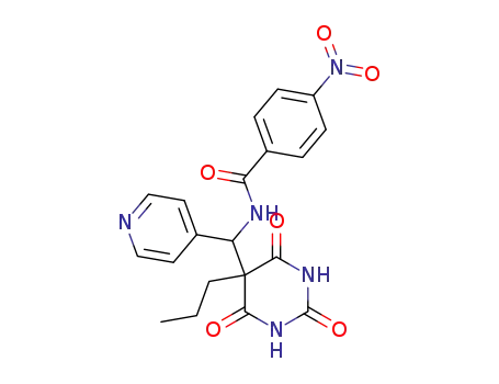 5-propyl-5-<(4-nitrobenzoylamino)(4-pyridyl)methyl>barbituric acid