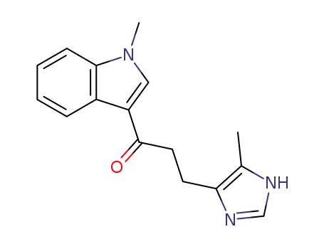 3-(5-メチル-1H-イミダゾール-4-イル)-1-(1-メチル-1H-インドール-3-イル)-1-プロパノン