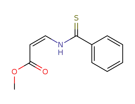 (Z)-3-Thiobenzoylamino-acrylic acid methyl ester
