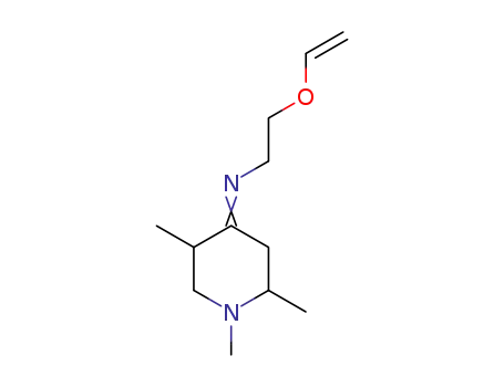 Molecular Structure of 72310-54-4 (1,2,5-trimethyl-4-(β-vinyloxyethylimino)piperidine)