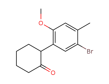 2-(5-Bromo-2-methoxy-4-methyl-phenyl)-cyclohexanone
