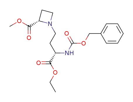 (S)-1-((S)-3-Benzyloxycarbonylamino-3-ethoxycarbonyl-propyl)-azetidine-2-carboxylic acid methyl ester