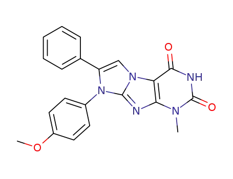 8-(4-Methoxy-phenyl)-1-methyl-7-phenyl-1H,8H-imidazo[2,1-f]purine-2,4-dione