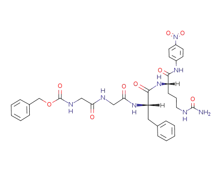 benzyloxycarbonyl-glycyl-glycyl-L-phenylalanyl-L-citrulline p-nitroanilide