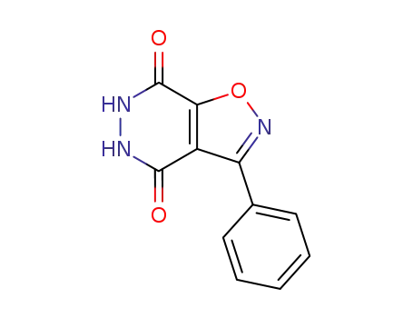3-phenyl-5,6-dihydro-isoxazolo[4,5-<i>d</i>]pyridazine-4,7-dione