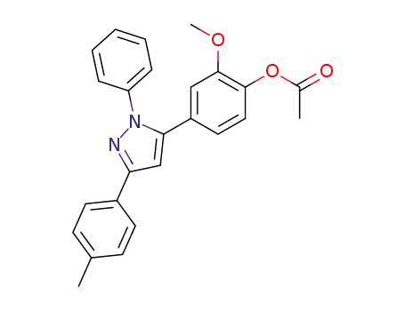 Acetic acid 2-methoxy-4-(2-phenyl-5-p-tolyl-2H-pyrazol-3-yl)-phenyl ester