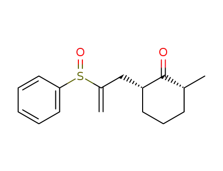 cis-2-methyl-6-<2-(phenylsulfinyl)-2-propenyl>cyclohexanone
