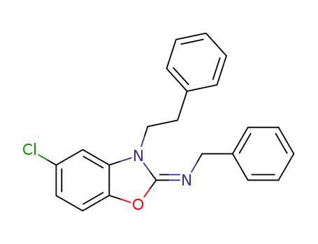 Benzenemethanamine,
N-[5-chloro-3-(2-phenylethyl)-2(3H)-benzoxazolylidene]-